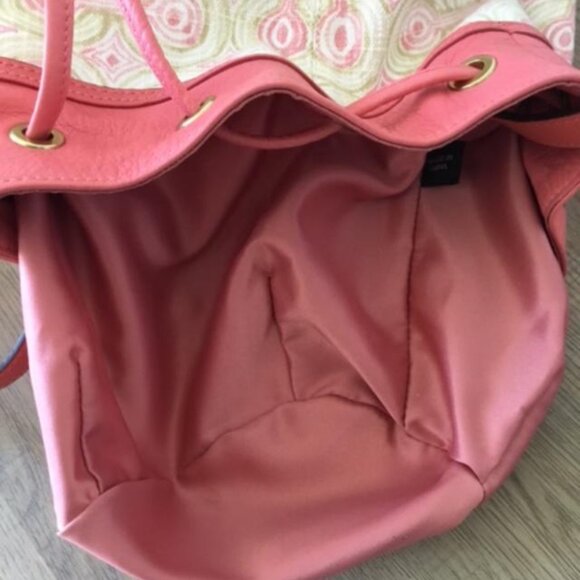 Coach Audrey Opt Art Swirl Crossbody Bucket Bag & Wristlet Canvas/Leather RARE - Picture 11 of 16